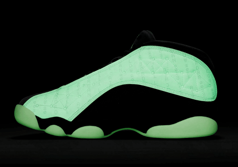 AJ13光棍节新鞋 Air Jordan 13 Low “Singles Day” 低帮熊猫AJ13UV变色 AJ13真碳 货号:DM0803-300