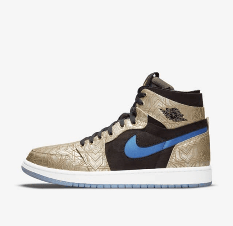 AJ1电竞配色 Air Jordan 1 Zoom Air CMFT GC 英雄联盟AJ1棕色高帮 货号:DQ0659-700