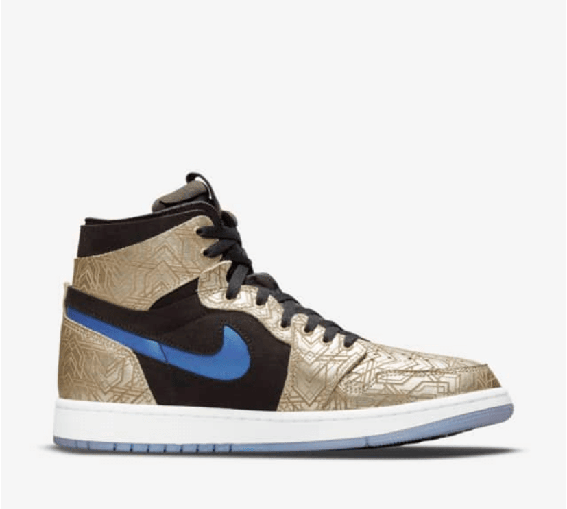 AJ1电竞配色 Air Jordan 1 Zoom Air CMFT GC 英雄联盟AJ1棕色高帮 货号:DQ0659-700