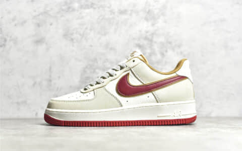 耐克空军米白麂皮中国风低帮板鞋 Nike Air Force 1’07 SU19“ 耐克空军纯原工厂 货号:QZ3068-226