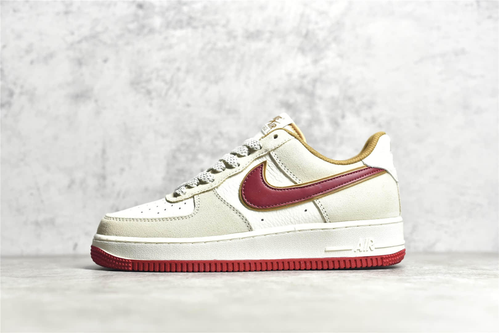 耐克空军米白麂皮中国风低帮板鞋 Nike Air Force 1'07 SU19“ 耐克空军纯原工厂 货号:QZ3068-226