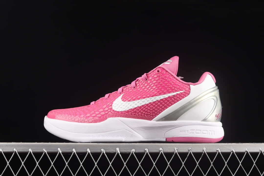 耐克科比6代赤木晴子 Nike Kobe VI Protro 6 "Kay Yow" 耐克科比粉色球鞋 货号：DJ3596-600