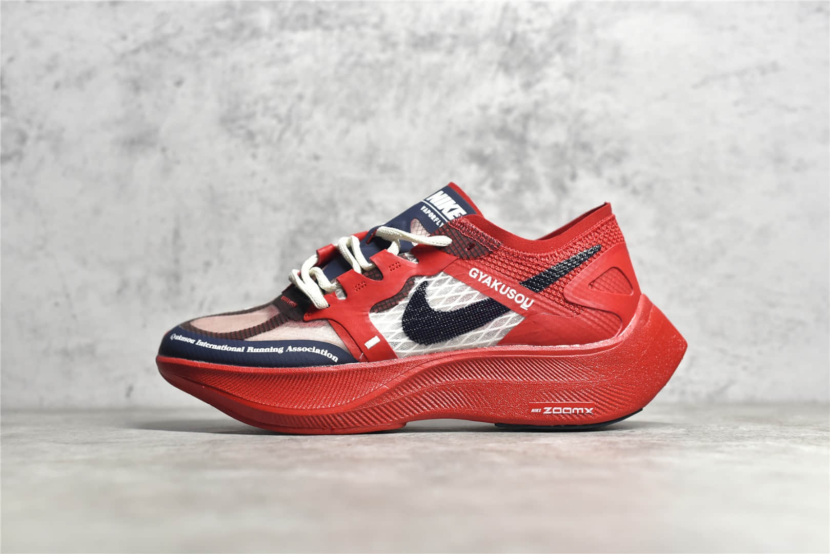 耐克zoom系列红色跑鞋 Nike ZoomX Vaporfly Gyakusou 耐克气垫轻跑鞋 货号:CT4894-600