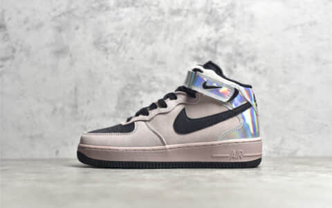 克空军一号镭射粉高帮 Nike Air Force 1 '07 Mid 镭射粉 耐克空军麂皮高帮 货号：WZ3066-061