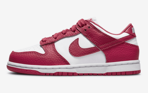 耐克Dunk荔枝配色 Nike Dunk Low GS “Gypsy Rose” 耐克Dunk白粉色低帮 货号：DC9564-111