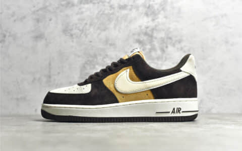 耐克空军巧克力褐色棕色低帮 Nike Air Force 1 Low ’07 耐克空军原厂品质 货号:NT9986-008
