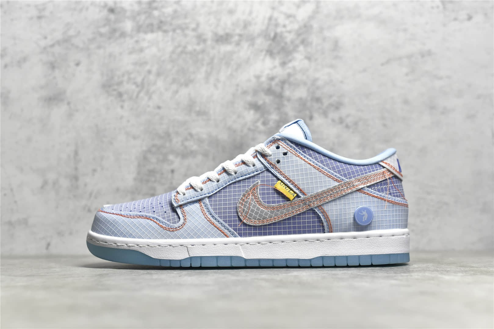 耐克Dunk Union联名紫金湖人 Union x Nike Dunk Low 耐克Dunk缝线网格 货号: DJ9649-400