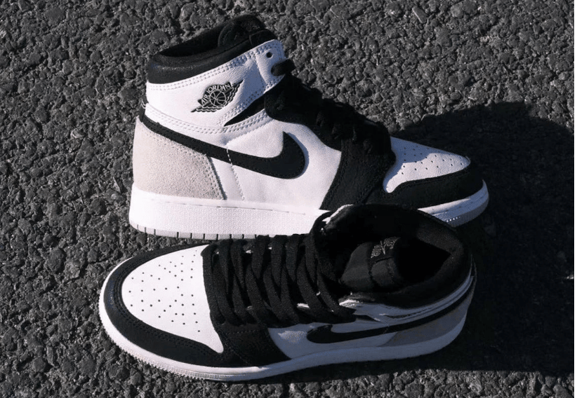 AJ1黑粉脚趾麂皮高帮 Air Jordan 1 Retro High OG “Stage Haze” 全新配色AJ1粉色高帮 货号:555088-108