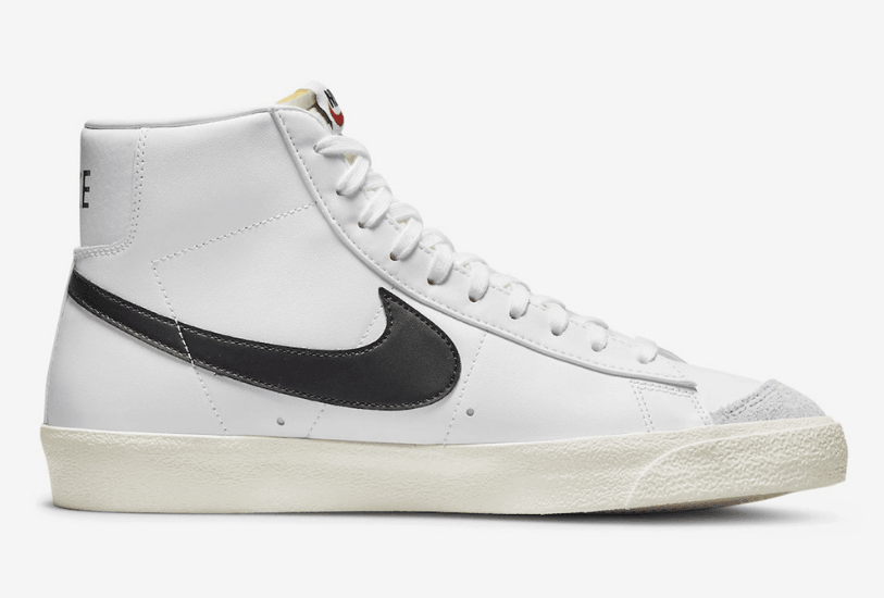 耐克开拓者高帮新配色 Nike Blazer Mid ’77 耐克开拓者红蓝钩 耐克鸳鸯钩 货号:BQ6806-117 BQ6806-116