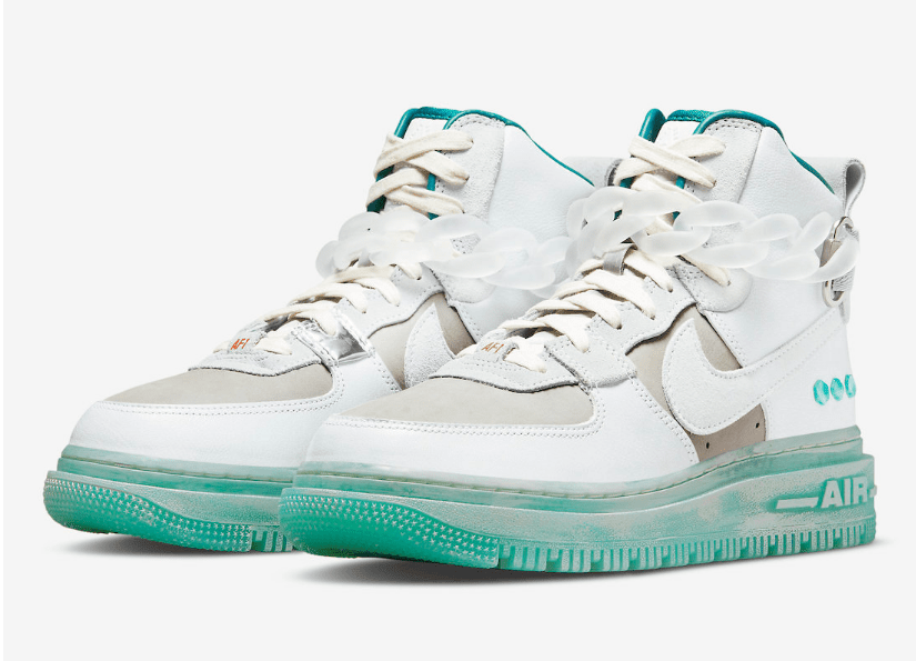 耐克空军一号冰链绑带高帮 Nike Air Force 1 High Utility 2.0 耐克空军水晶底 货号：DQ5358-043