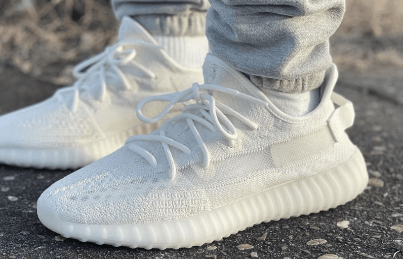 阿迪达斯椰子350V2纯白2.0 adidas Yeezy Boost 350 V2 “Pure Oat” 椰子350V2白色上脚 货号:HQ6316