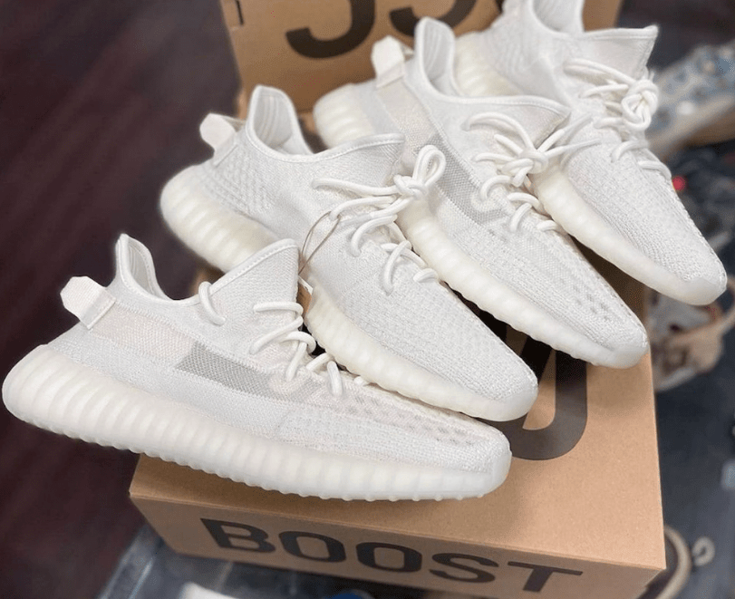 阿迪达斯椰子350V2纯白2.0 adidas Yeezy Boost 350 V2 “Pure Oat” 椰子350V2白色上脚 货号:HQ6316