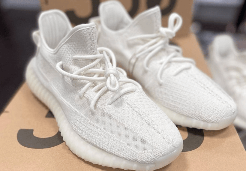 阿迪达斯椰子350V2纯白2.0 adidas Yeezy Boost 350 V2 “Pure Oat” 椰子350V2白色上脚 货号:HQ6316