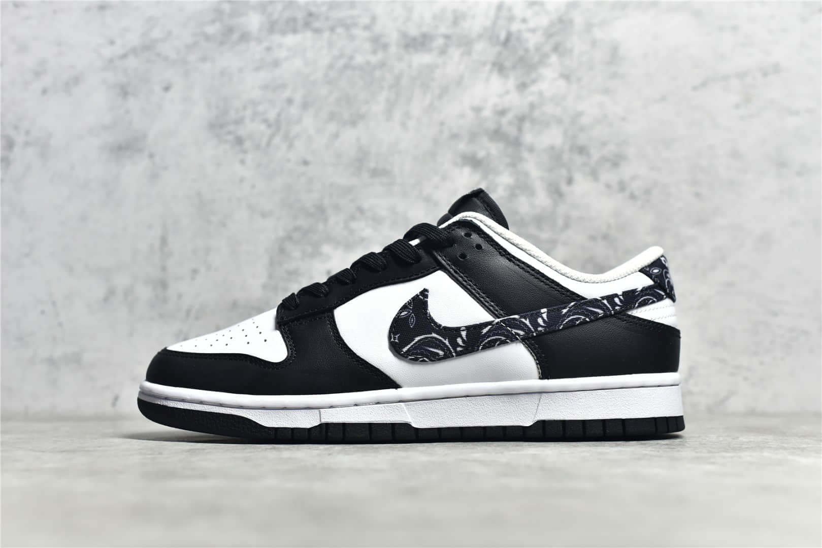 耐克Dunk黑白低帮腰果花 Nike Dunk Low "Black Paisley" 耐克Dunk腰果花复刻 货号:DH4401-100