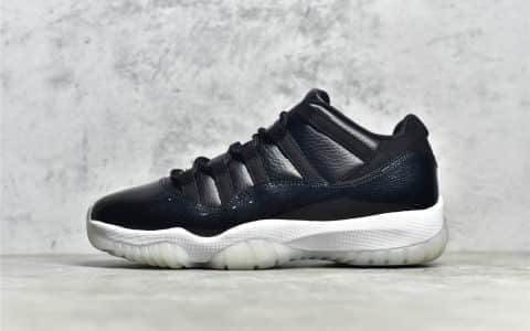 AJ11大魔王低帮 LJR纯原版本 Air Jordan 11 Low "72-10"大魔王低帮新版飞人鞋盒 货号:AV2187-001