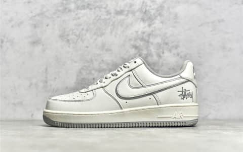 耐克空军斯图西联名低帮 Stussy x Nike Air Force 1'07 Low 原厂耐克空军复刻 耐克带芯片 货号：UN1815-802