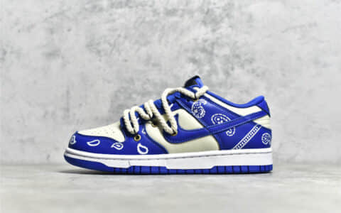 耐克Dunk腰果花白蓝低帮 Nike Dunk Low 原厂Dunk复刻 莆田纯原版本 货号:DD1391-001
