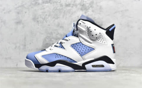 AJ6北卡蓝高帮LJR纯原版本 Air Jordan AJ6 "UNC" 北卡蓝 原厂AJ6正品复刻 货号：CT8529-410