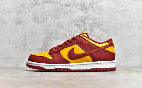 耐克Dunk番茄炒蛋低帮M纯原版本 Nike Dunk Low“Midas Gold” 耐克Dunk红黄低帮 货号:DD1391-701