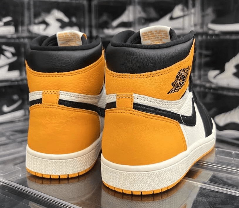 AJ1黑黄脚趾高帮 Air Jordan 1 High “Yellow Toe” AJ李小龙荔枝皮高帮 货号:555088-711