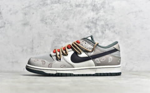 耐克Dunk腰果花低帮 Nike Dunk Low 耐克Dunk腰果花烟熏紫解构VIBE风 货号:DH0957-100