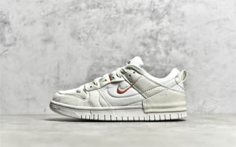H12纯原版本耐克Dunk解构白色滑板鞋 Nike Dunk Low Disrupt 2 货号:DH4402-100