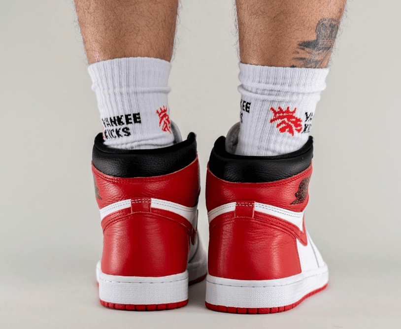 AJ1白红高帮 芝加哥兄弟配色 Air Jordan 1 High OG “Heritage” 新款AJ 货号:555088-161