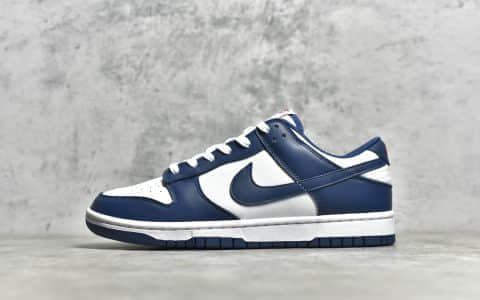 耐克Dunk海军蓝低帮耐克Dunk白蓝低帮 Nike Dunk Low Retro 海军蓝2.0 货号:DD1391-400