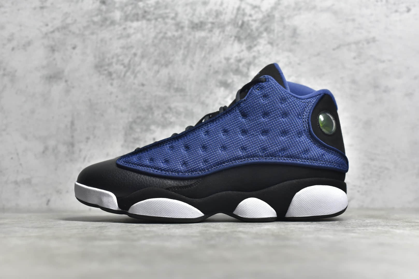 AJ13黑蓝高帮实战球鞋H12纯原版本 AJ13复刻 Air Jordan 13 “Brave Blue” AJ13真猫眼 货号:DJ5982-400