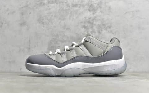 LJR纯原版本AJ11灰色低帮 Air Jordan 11 Low Bred AJ11真碳 AJ11酷灰 莆田AJ11复刻 货号:528896-003