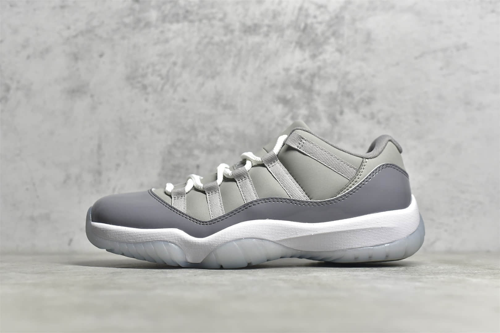 LJR纯原版本AJ11灰色低帮 Air Jordan 11 Low Bred AJ11真碳 AJ11酷灰 莆田AJ11复刻 货号:528896-003