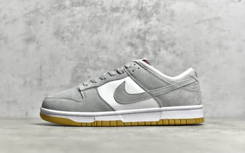 耐克Dunk白灰生胶低帮 Nike Dunk Low Retro 耐克灰色麂皮低帮板鞋 耐克Dunk纯原 货号:DO7412-995