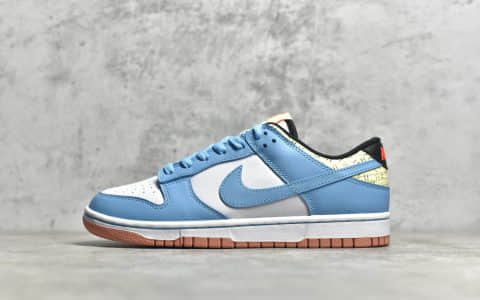 耐克Dunk白蓝欧文低帮 Nike Dunk Low Retro 白蓝 耐克Dunk带气垫正品 货号:DN4179-400