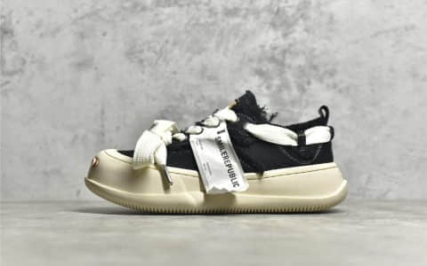 李晨 徐璐 程潇同款帆布鞋 SMILEREPUBLIC厚底开口笑帆布鞋 明星同款品牌鞋