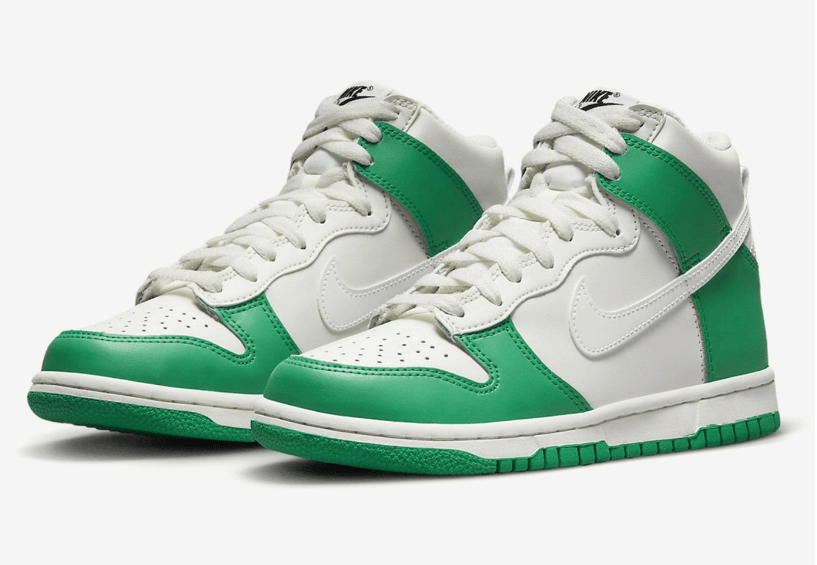 耐克Dunk白绿高帮 Nike Dunk High GS 耐克新款 Dunk白绿高帮发售日期 货号:DB2179-002