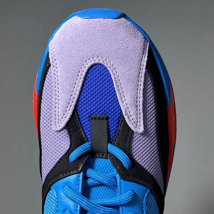 椰子700蓝色新配色发售 adidas Yeezy Boost 700 “Hi-Res Blue” 椰子700红蓝实物图 货号:HQ6980