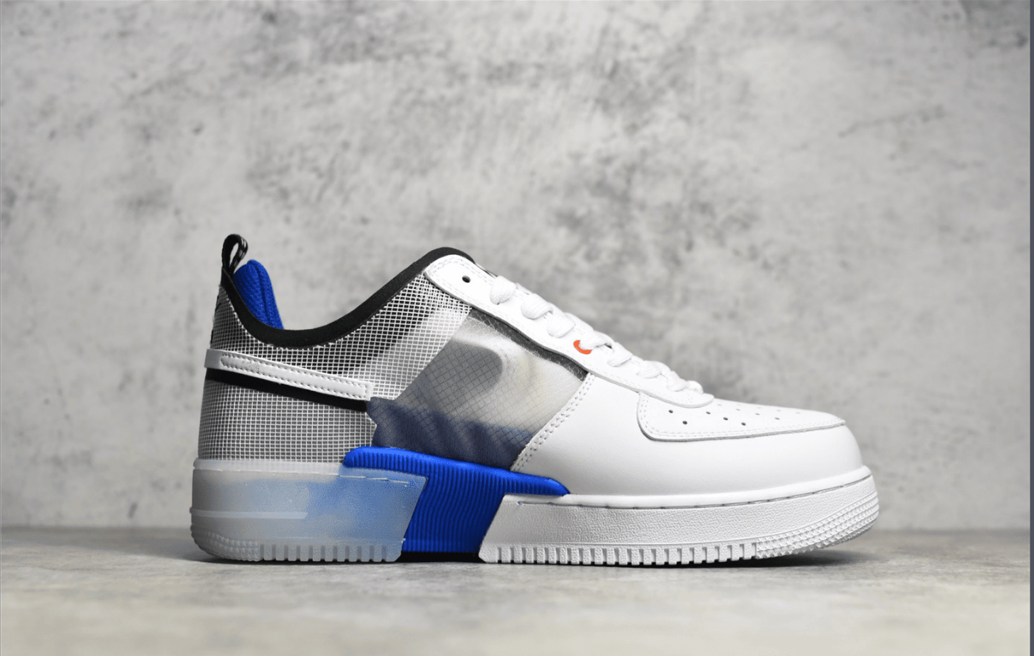 耐克空军一号网纱镂空米蓝低帮 Nike Air Force 1 Low 莆田耐克空军工厂 货号:DH7615-101
