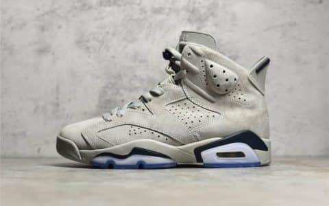 AJ6乔治城灰色实战球鞋 Air Jordan 6 Retro “Georgetown” AJ6灰色麂皮原厂皮料 货号:CT8529 012
