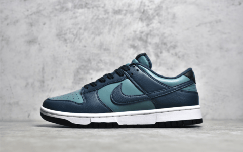 耐克Dunk暗夜绿墨绿低帮 Nike Dunk Low " Armry Navy Black" 耐克低帮时尚休闲板鞋 货号:DR9705 300