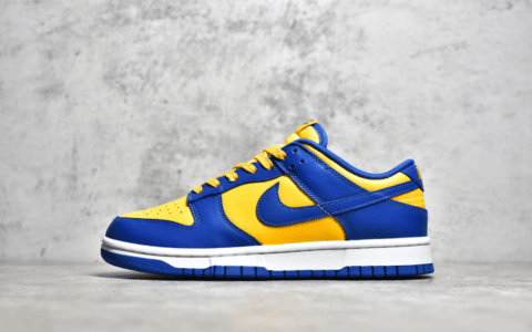 耐克Dunk蓝黄低帮 Nike Dunk Low " UCLA" 耐克Dunk带气垫 耐克工厂货源 货号:DD1391-402
