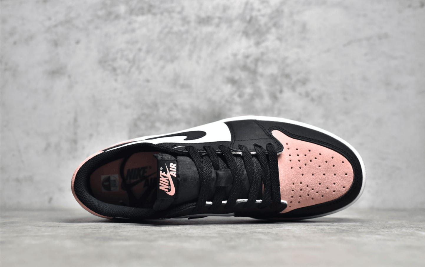 AJ1黑粉低帮 Air Jordan 1 RETRO Low OG AJ1粉色爆裂纹低帮 货号:CZ0790-061