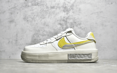 耐克空军马卡龙白黄低帮 Nike Air Force 1 low 外贸耐克空军渠道 耐克空军带气垫 货号:DV6984-100