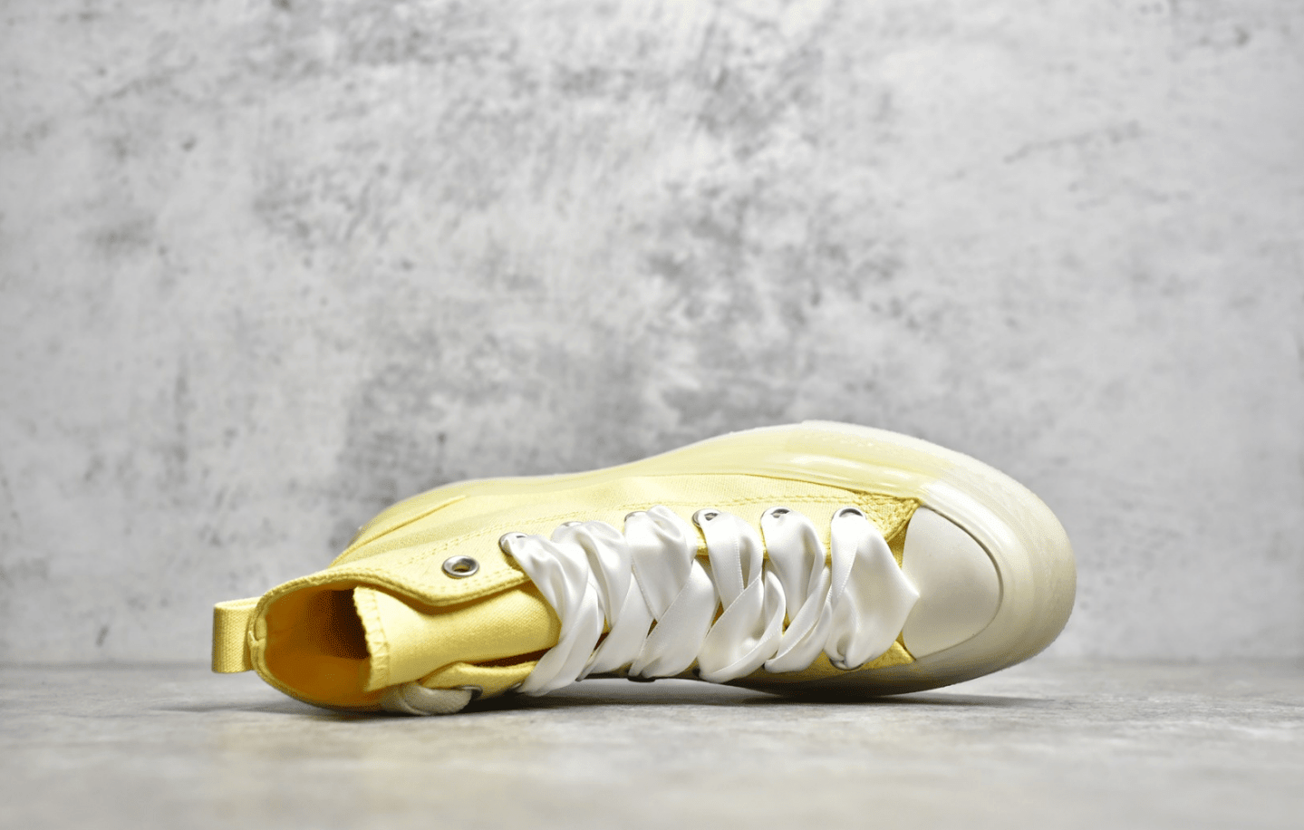 匡威新款 匡威黄色高帮帆布鞋 2022七夕情人节限定配色Converse匡威柠檬黄 货号:A02428C