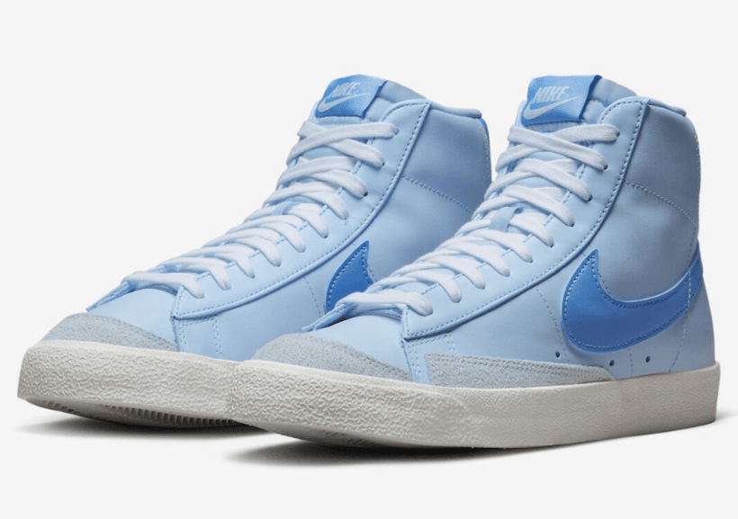 耐克开拓者蓝色高帮新款配色 Nike Blazer Mid 耐克小白鞋 耐克缓震板鞋 货号:FD0304-400