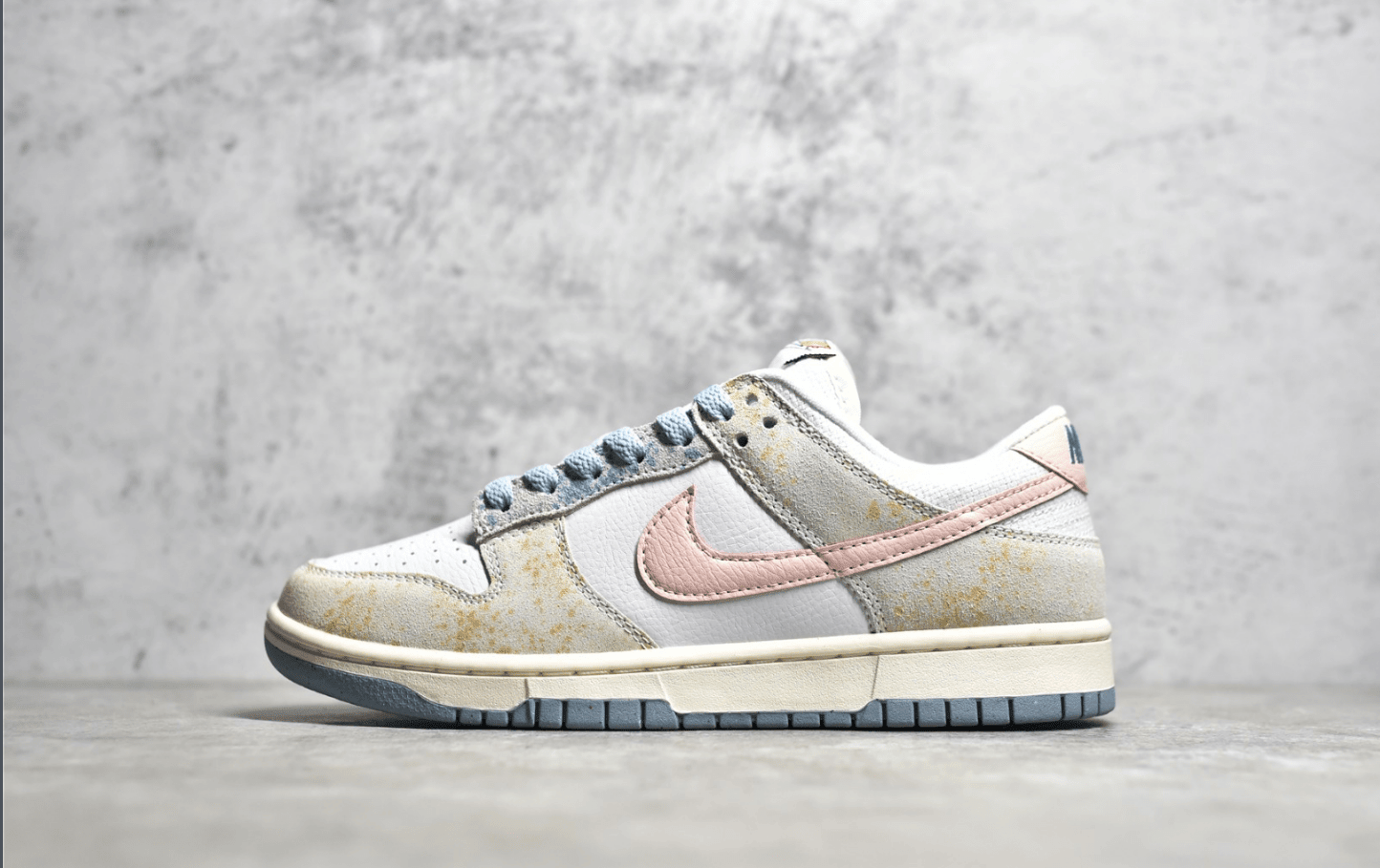 耐克SB Dunk复活节白蓝粉低帮 Nike SB Dunk Low 耐克Dunk原厂气垫 原厂皮质 货号:DV6486-100