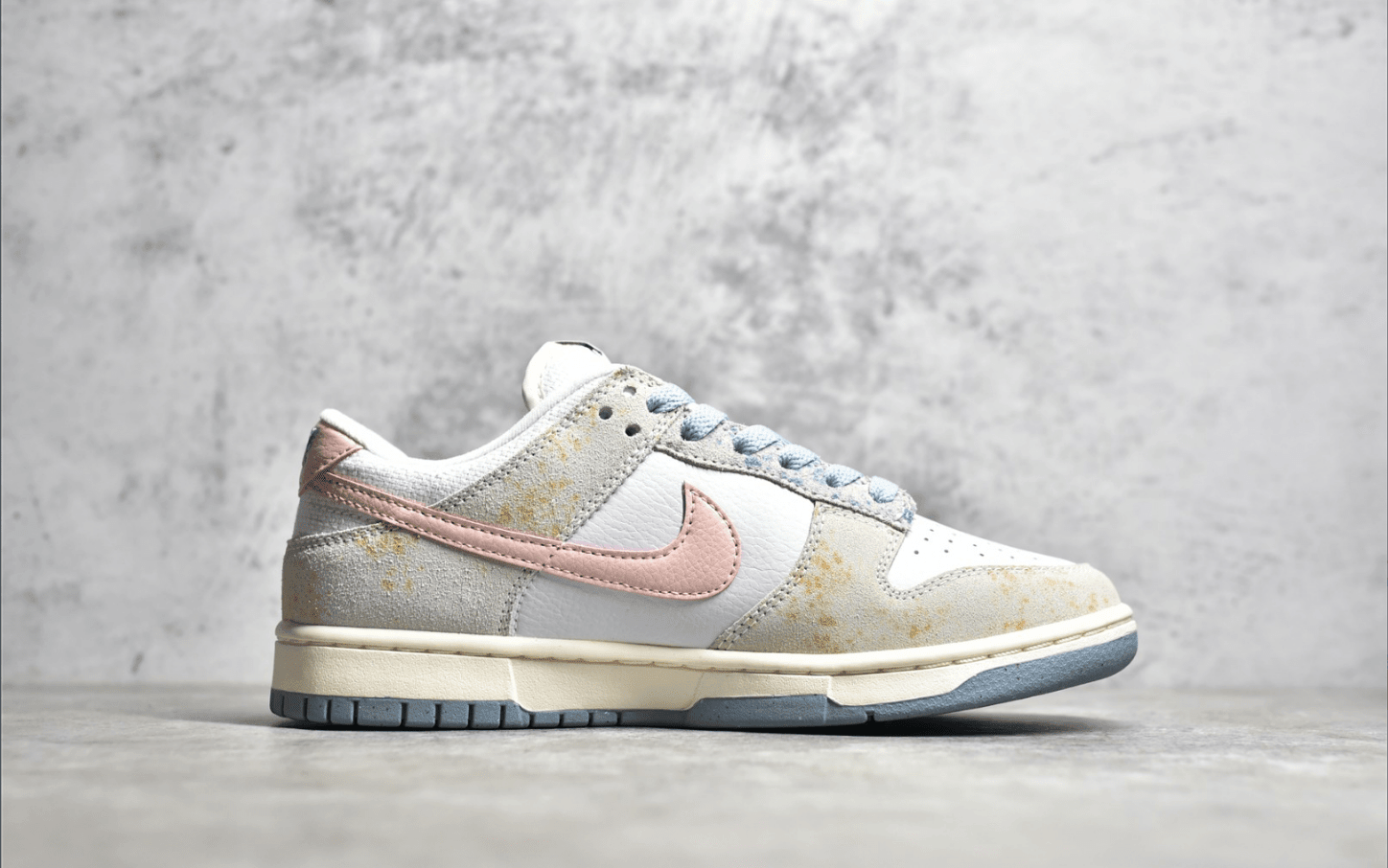 耐克SB Dunk复活节白蓝粉低帮 Nike SB Dunk Low 耐克Dunk原厂气垫 原厂皮质 货号:DV6486-100