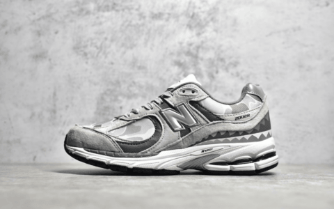 新百伦NB2002R联名款灰色顶级版本 Bape x New Balance 2002R 新百伦灰色缓震跑鞋 货号:M2002RBF