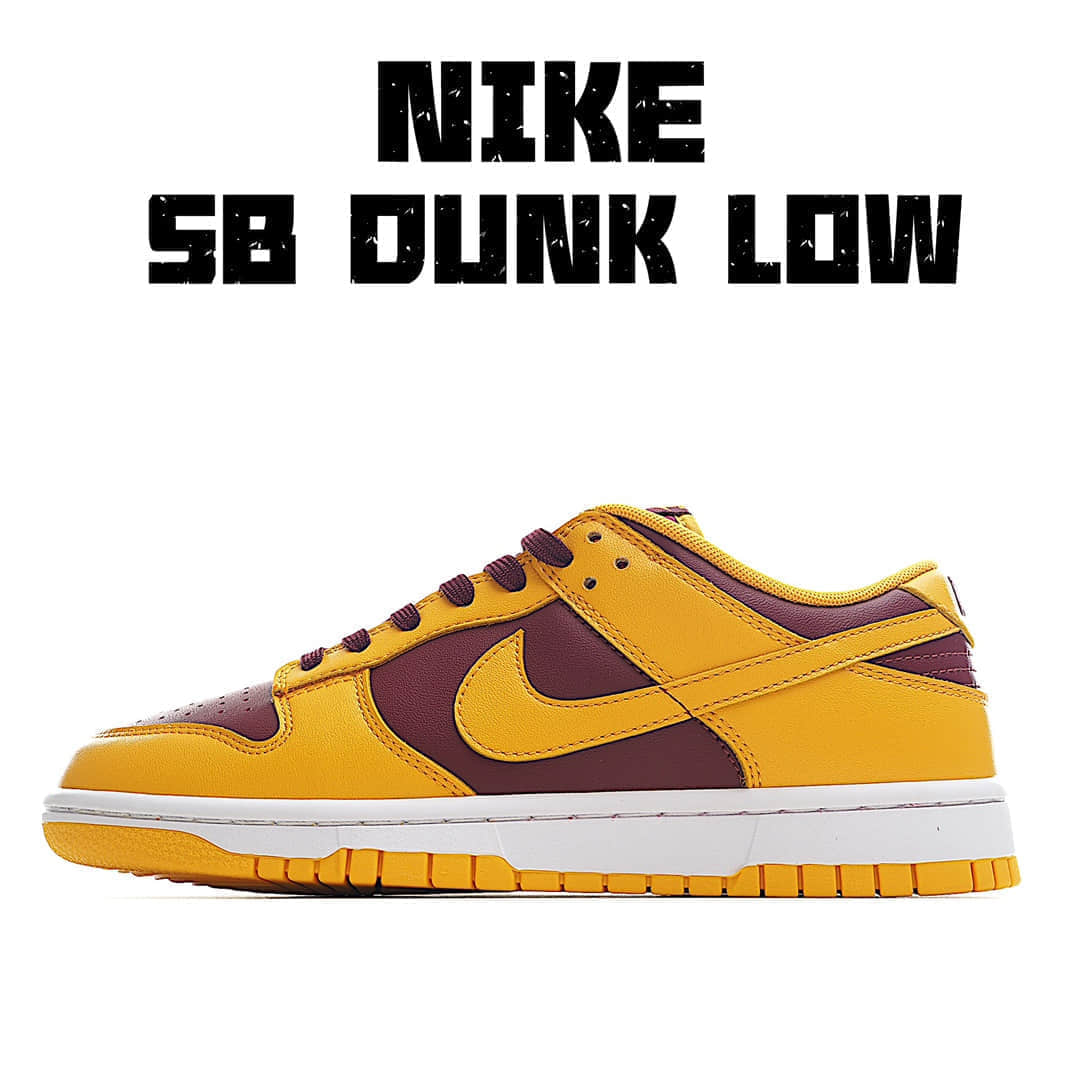 耐克SB Dunk亚利桑那州限定低帮 NIKE SB Dunk Low “Arizona State” 耐克SB Dunk黄棕低帮 货号:DD1391-702