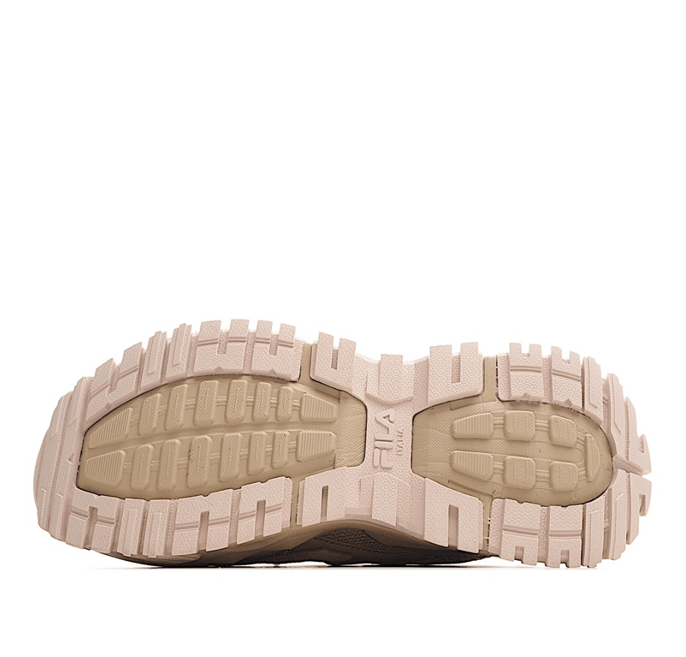 纯原版本斐乐正品米色老爹鞋 Fila Fusion 斐乐潮牌 Bianco 斐乐FILA潮牌硬糖老爹鞋 货号：T12W135211