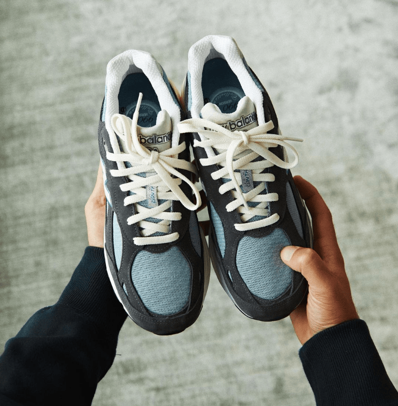 新百伦NB KITH联名实物图 KITH x New Balance 990V2 “Tan” 新百伦最新联名跑鞋 货号:M990KS2
